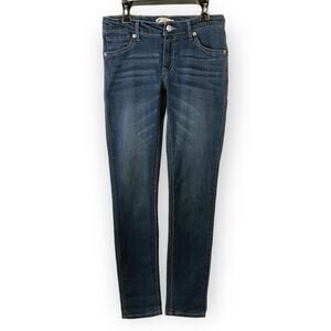 Levi's 711 Skinny Jeans Girls Sz 14 Adjustable Waist Dark Wash Stretch 5 Pocket